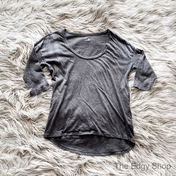 GAP Factory Tops - Gap | Body Factory 3/4 Length Sleeve Scoop Neck T-Shirt